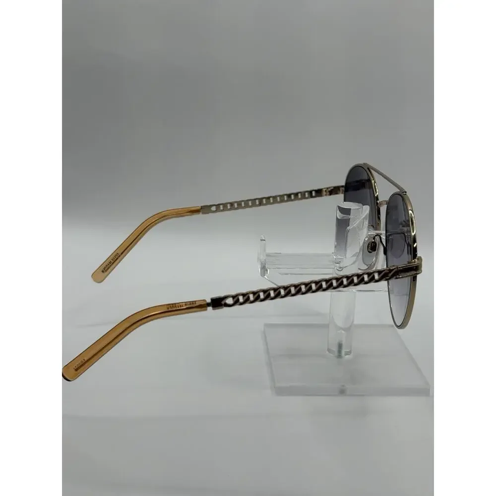 Steve Madden Aviator Sunglasses Gold Blue Gradient Lens